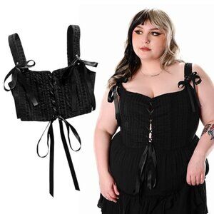 Foxblood Yvonne Corset Top